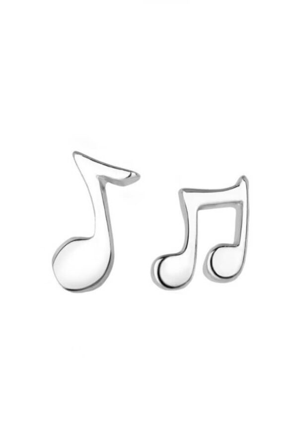 Cercei din argint 925 Sound in forma de note muzicale cu cheita din argint