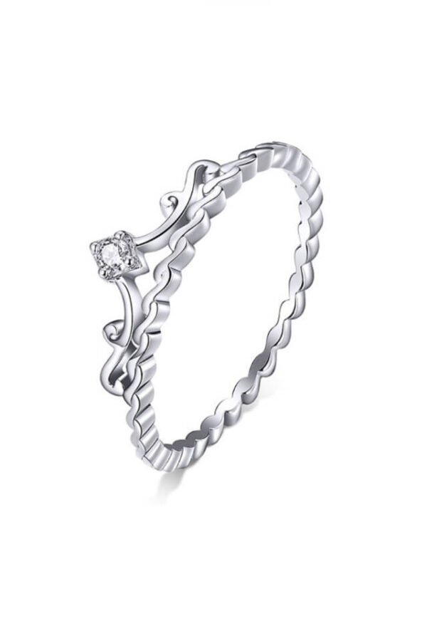 Inel din Argint 925 The Queen cu piatra de zirconiu