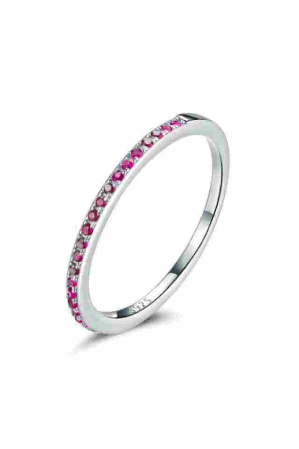 Inel din Argint 925 Purple Desire cu pietricele de zirconiu