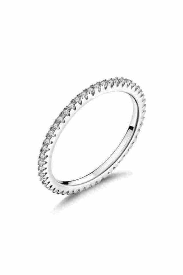 Inel din Argint 925 White Desire cu pietricele de zirconiu