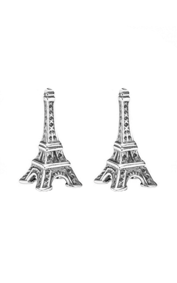 Cercei din argint 925 Eiffel Tower in forma de turn
