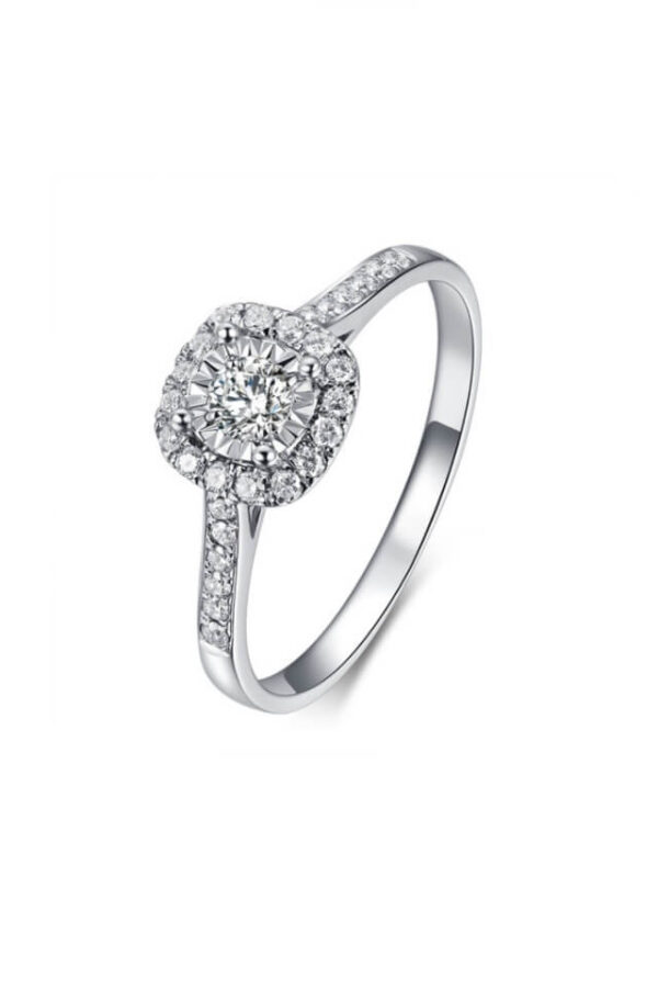Inel din Argint 925 Tiffany cu pietricele de zirconiu