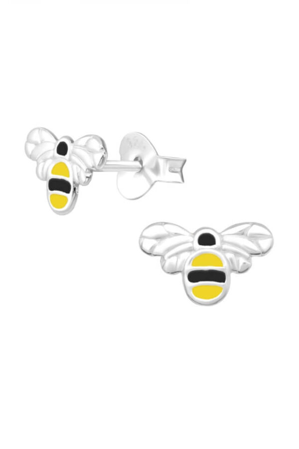 Cercei din argint 925 Honey Bee in forma de  albinuta